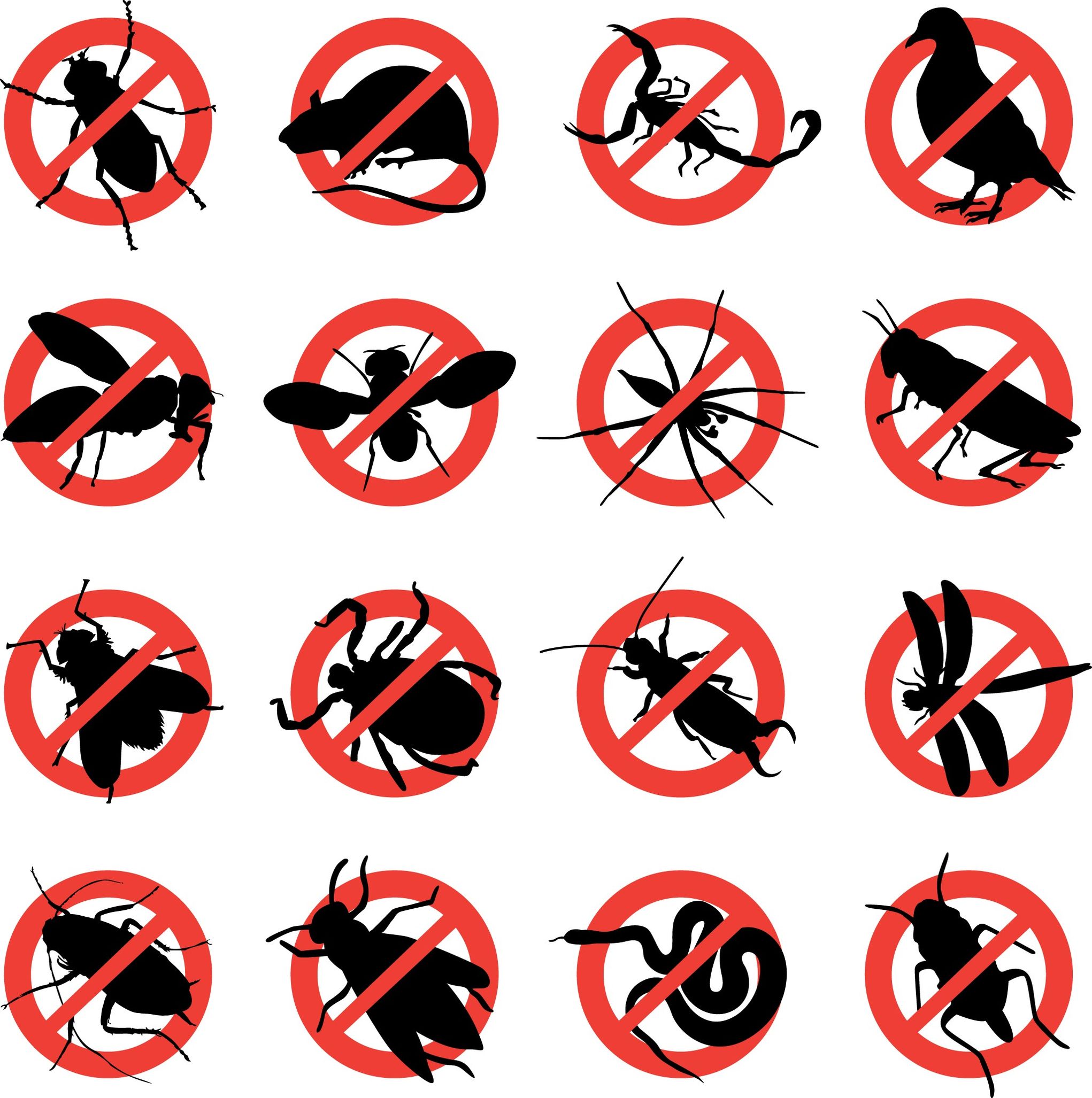 What are the different types of pest control?